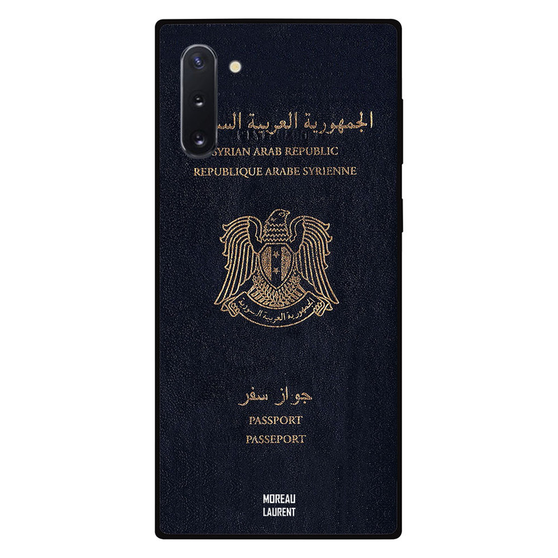 

Moreau Laurent Samsung Note 10 Mobile Phone Back Cover, Syria Passport