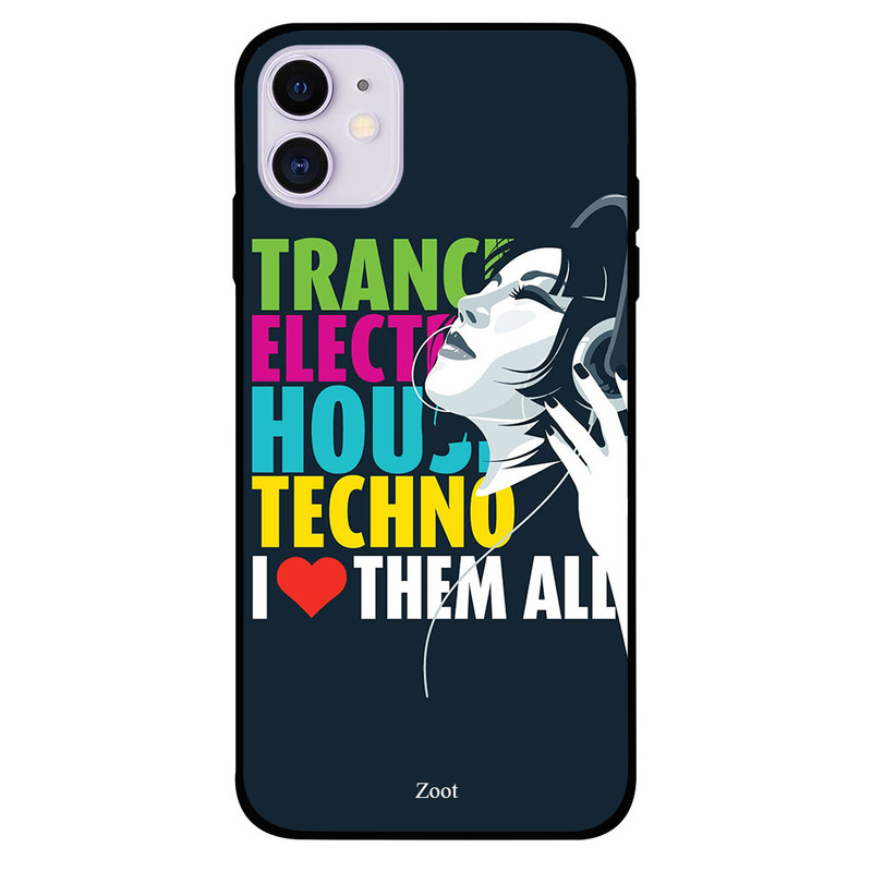 

Zoot Apple iPhone 11 Mobile Phone Back Cover, I Love Them All