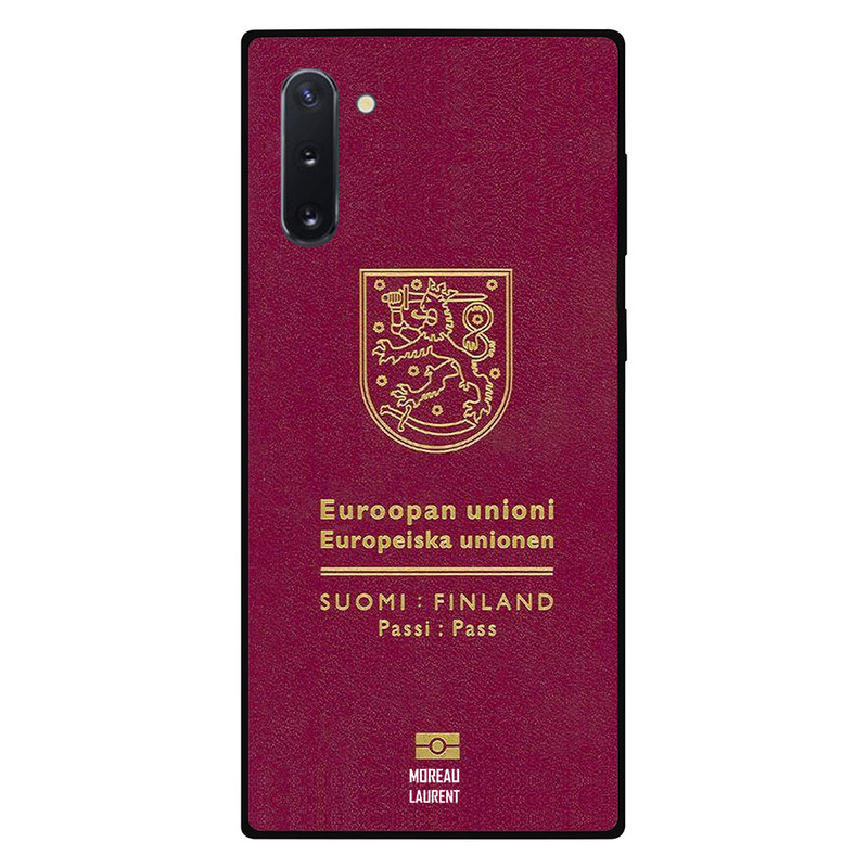 

Moreau Laurent Samsung Note 10 Mobile Phone Back Cover, Finland Passport