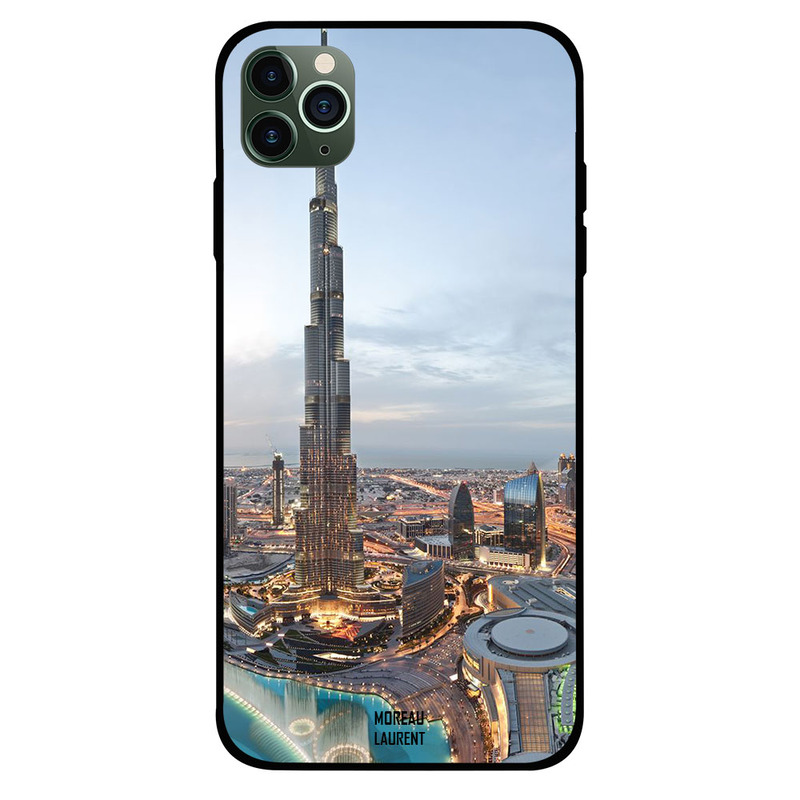 

Moreau Laurent Apple iPhone 11 Pro Max Mobile Phone Back Cover, Beautiful View of DownTown Dubai