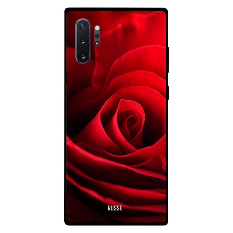 

Russo Samsung Note Plus Mobile Phone Back Cover, Red Rose