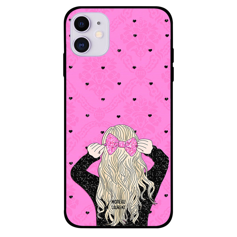 

Moreau Laurent Apple iPhone 11 Mobile Phone Back Cover, Pink Hairclip