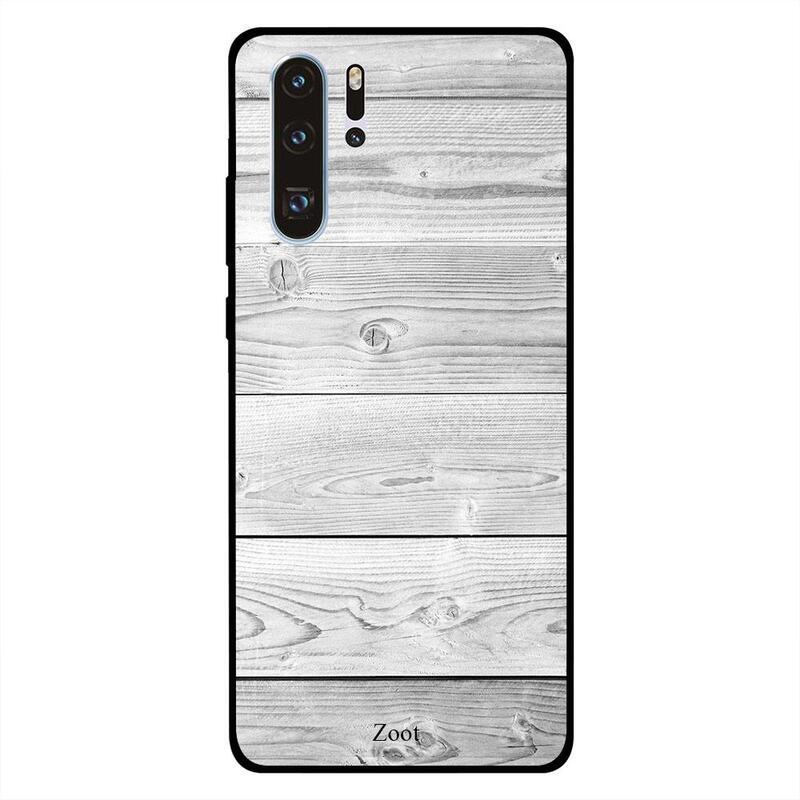 

Zoot Huawei P30 Pro Mobile Phone Back Cover, Wooden White Grey