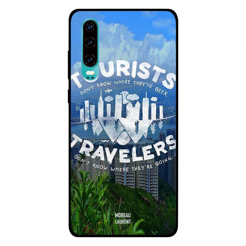 

Moreau Laurent Huawei P30 Mobile Phone Back Cover, Tourist Don't Know Where They Have Been