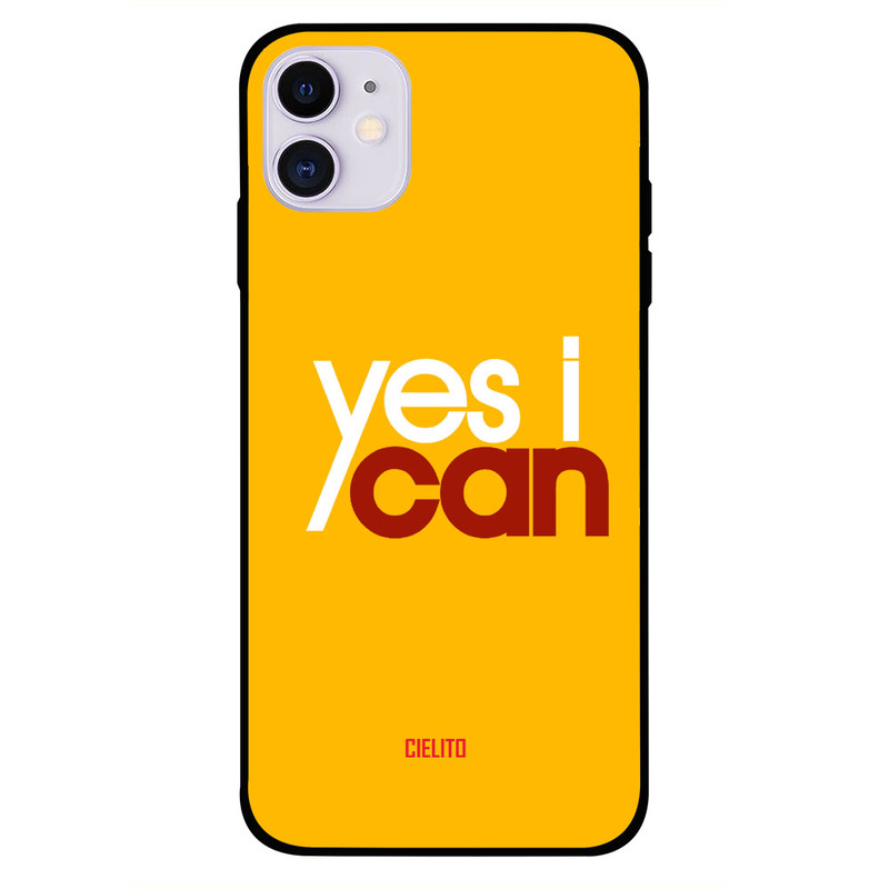 

Cielito Apple iPhone 11 Mobile Phone Back Cover, Yes I Can
