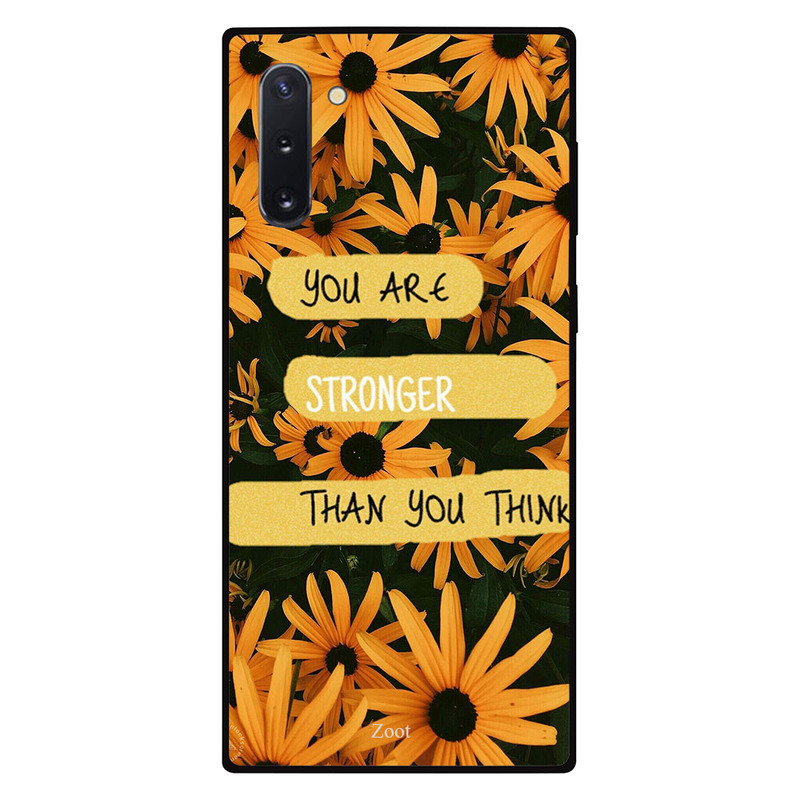 

Zoot Samsung Note 10 Mobile Phone Back Cover, You Are Stronger Than You Think
