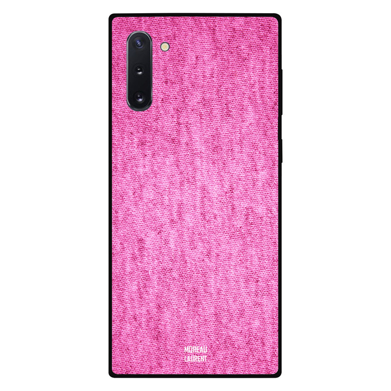 

Moreau Laurent Samsung Note 10 Mobile Phone Back Cover, Pink Wool Pattern
