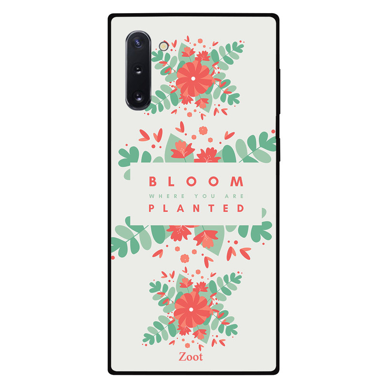 

Zoot Samsung Note 10 Mobile Phone Back Cover, Bloom Where You Are Planted
