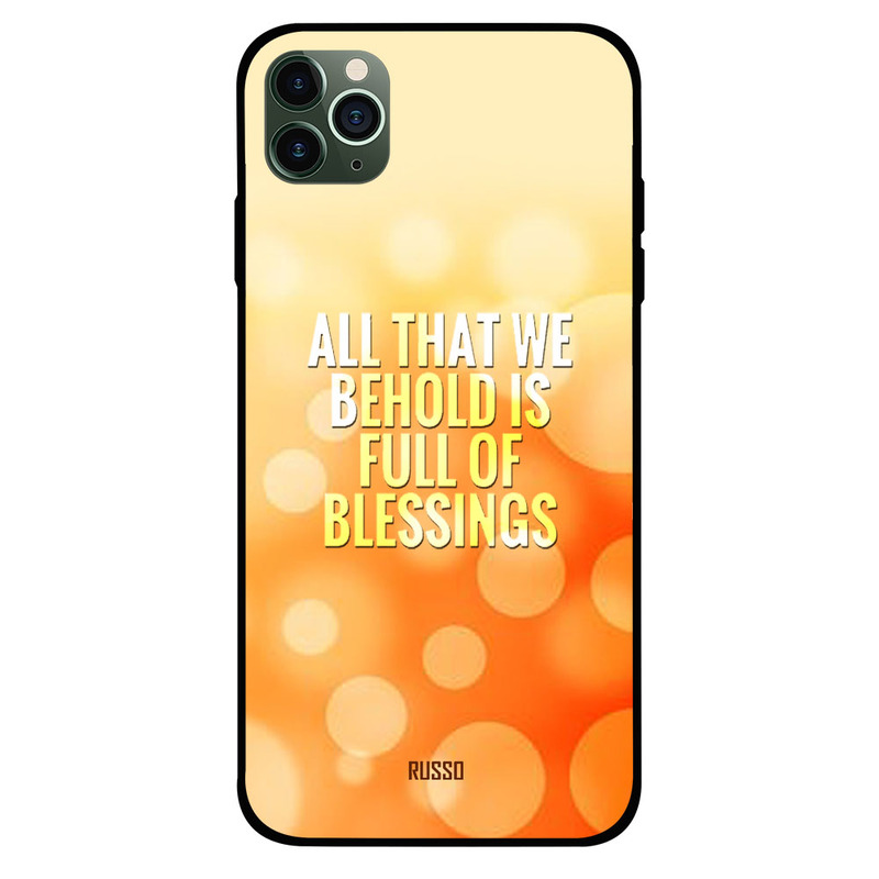 

Russo Apple iPhone 11 Pro Max Mobile Phone Back Cover, Full Of Blessings