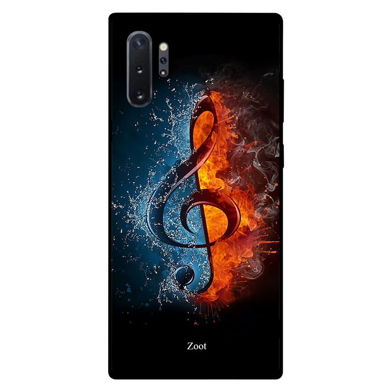 

Zoot Samsung Note Plus Mobile Phone Back Cover, Fire & Ice