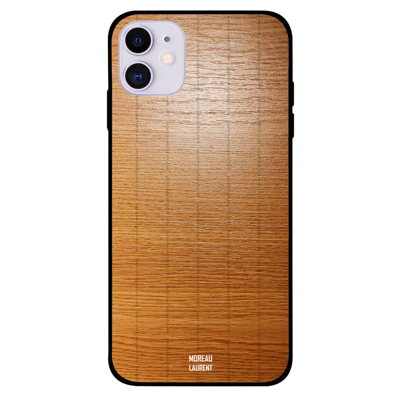 

Moreau Laurent Apple iPhone 11 Mobile Phone Back Cover, Lighten Plywood Pattern