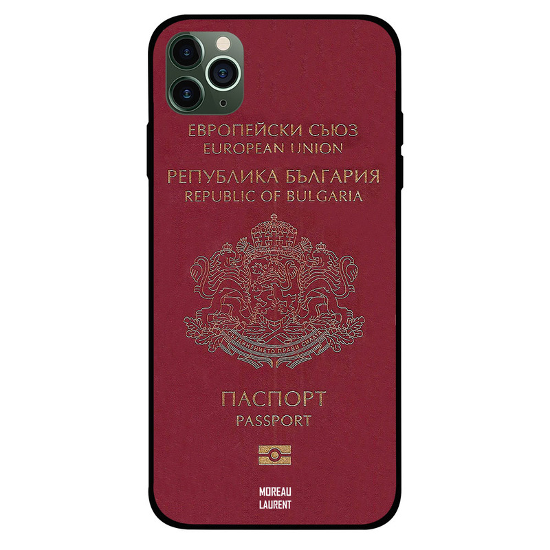 

Moreau Laurent Apple iPhone 11 Pro Mobile Phone Back Cover, Bulgaria Passport