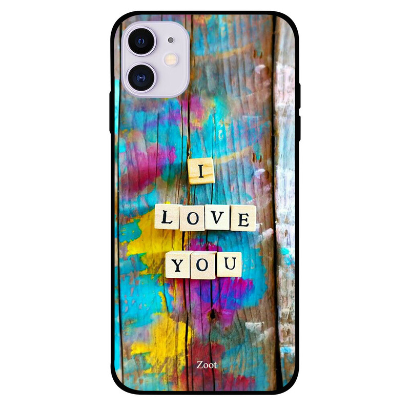 

Zoot Apple iPhone 11 Mobile Phone Back Cover, I Love You