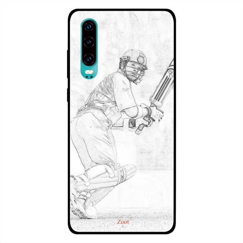 

Zoot Huawei P30 Mobile Phone Back Cover, Sachin Sketch