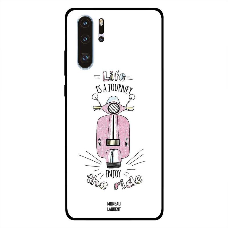 

Moreau Laurent Huawei P30 Pro Mobile Phone Back Cover, Life is A Journey Enjoy The Ride