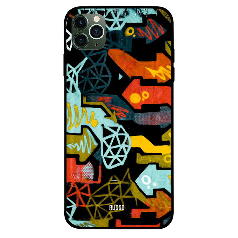 

Russo Apple iPhone 11 Pro Mobile Phone Back Cover, Coloured Print Art