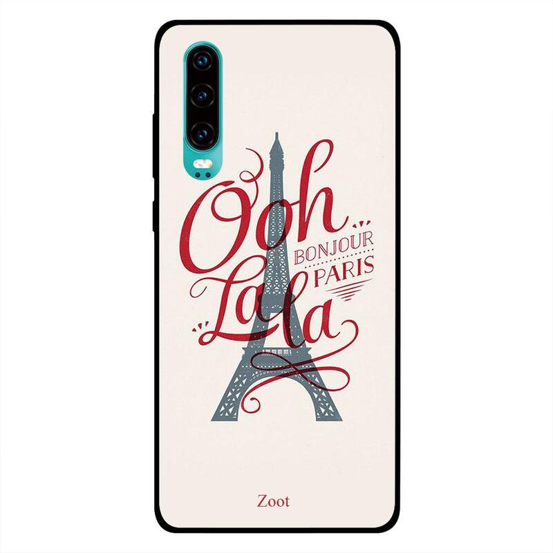 

Zoot Huawei P30 Mobile Phone Back Cover, Bonjour Paris
