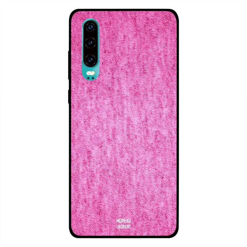 

Moreau Laurent Huawei P30 Mobile Phone Back Cover, Pink Wool Pattern