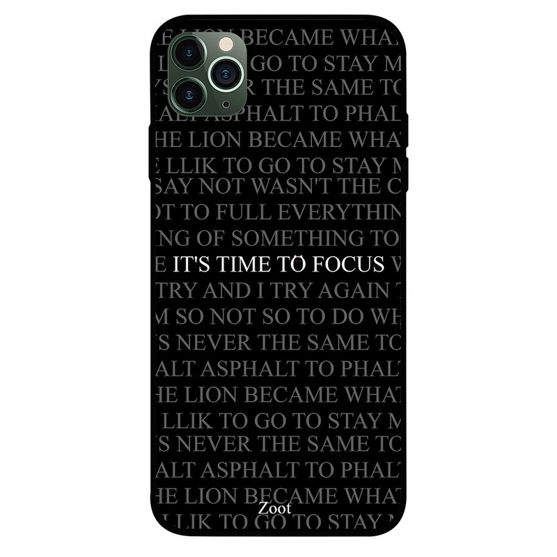 

Zoot Apple iPhone 11 Pro Mobile Phone Back Cover, Time To Focus