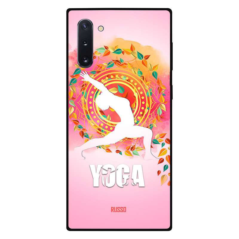 

Russo Samsung Note 10 Mobile Phone Back Cover, Yoga Art