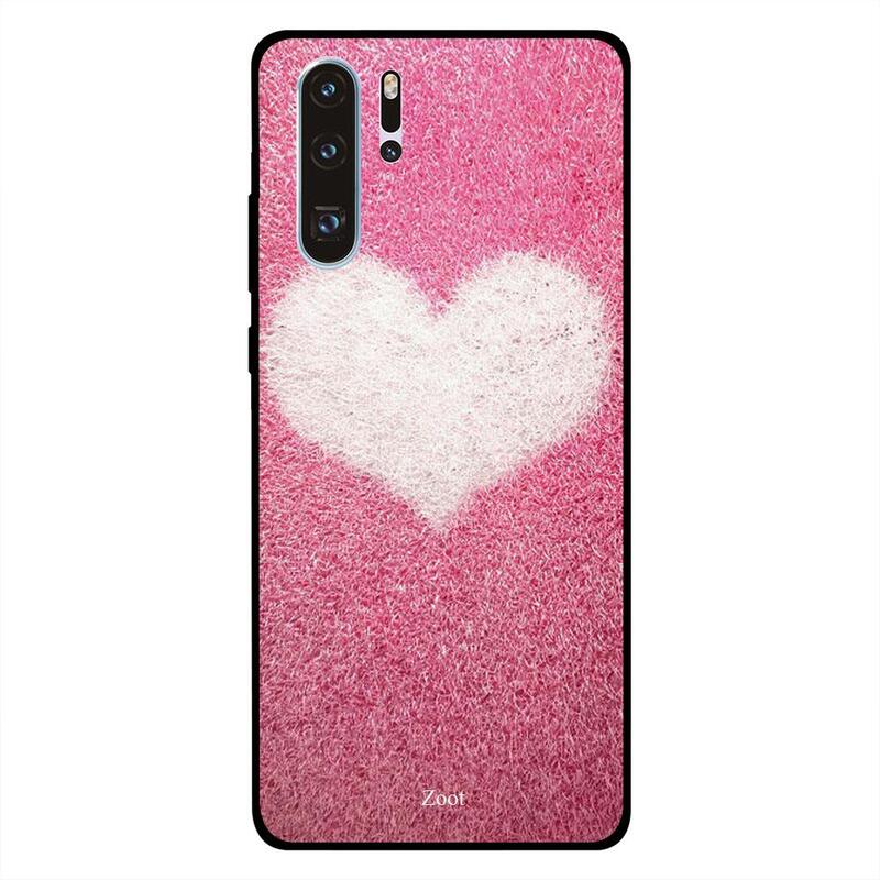 

Zoot Huawei P30 Pro Mobile Phone Back Cover, Pink With White Heart