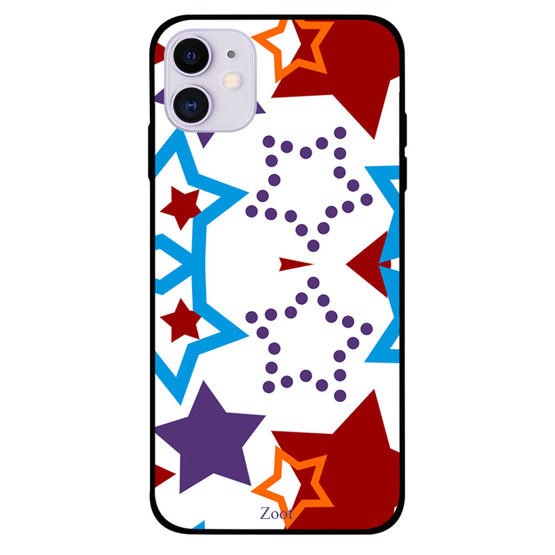 

Zoot Apple iPhone 11 Mobile Phone Back Cover, Colorful Stars