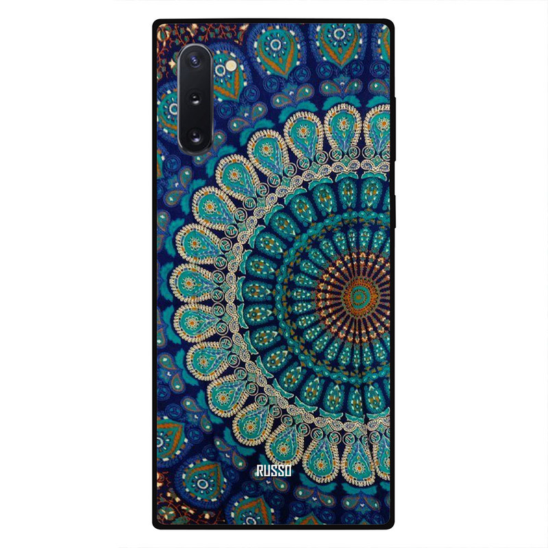 

Russo Samsung Note 10 Mobile Phone Back Cover, Golden Glitters Pattern
