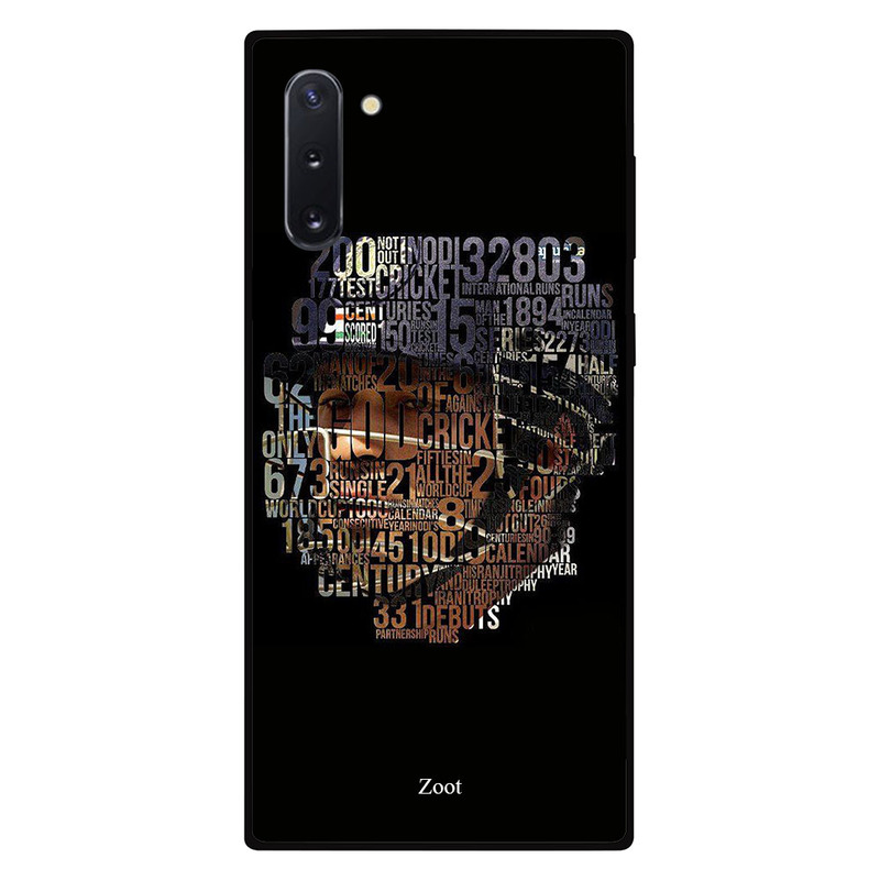 

Zoot Samsung Note 10 Mobile Phone Back Cover, God Of Cricket