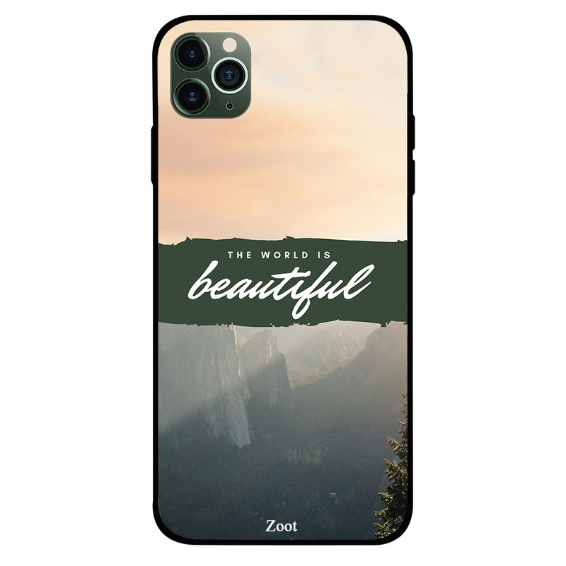 Zoot Apple iPhone 11 Pro Mobile Phone Back Cover, The World Is Beautiful