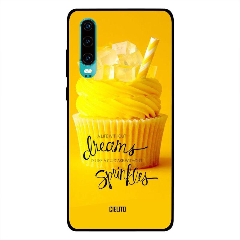 

Cielito Huawei P30 Mobile Phone Back Cover, Life Without Dreams