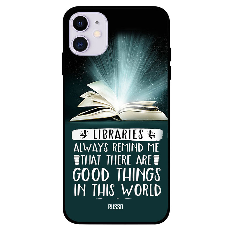 

Russo Apple iPhone 11 Mobile Phone Back Cover, Libraries