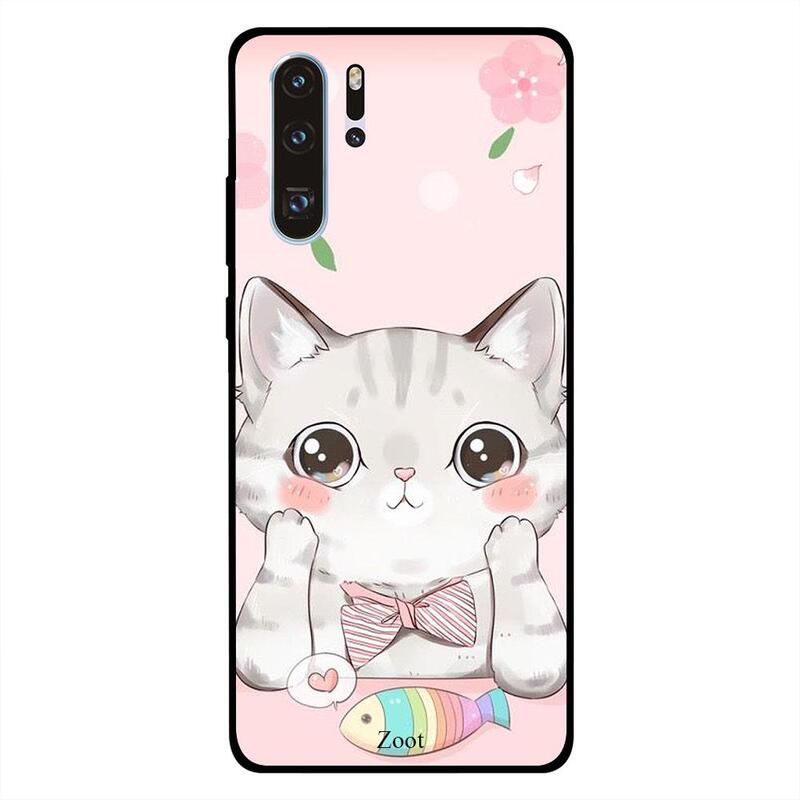 

Zoot Huawei P30 Pro Mobile Phone Back Cover, Cat Fish