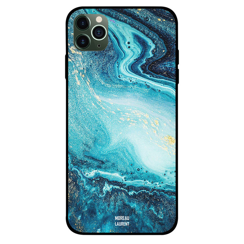 

Moreau Laurent Apple iPhone 11 Pro Mobile Phone Back Cover, Water Flow Pattern