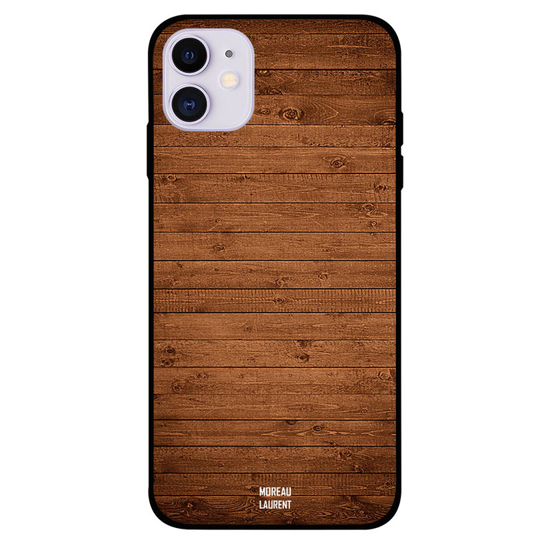 

Moreau Laurent Apple iPhone 11 Mobile Phone Back Cover, Vintage Brown Wooden Pattern