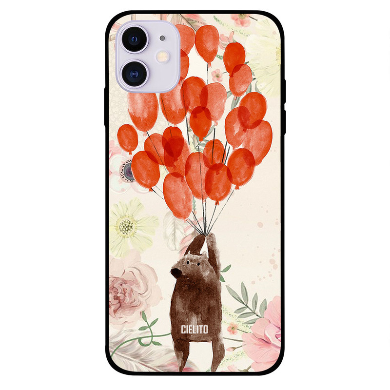 

Cielito Apple iPhone 11 Mobile Phone Back Cover, Bear Art