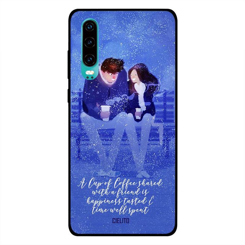 

Cielito Huawei P30 Mobile Phone Back Cover, Coffee In Winter