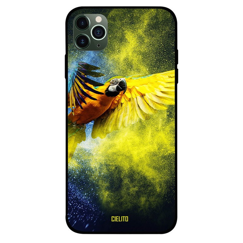 

Cielito Apple iPhone 11 Pro Mobile Phone Back Cover, Australian Flying Macaw