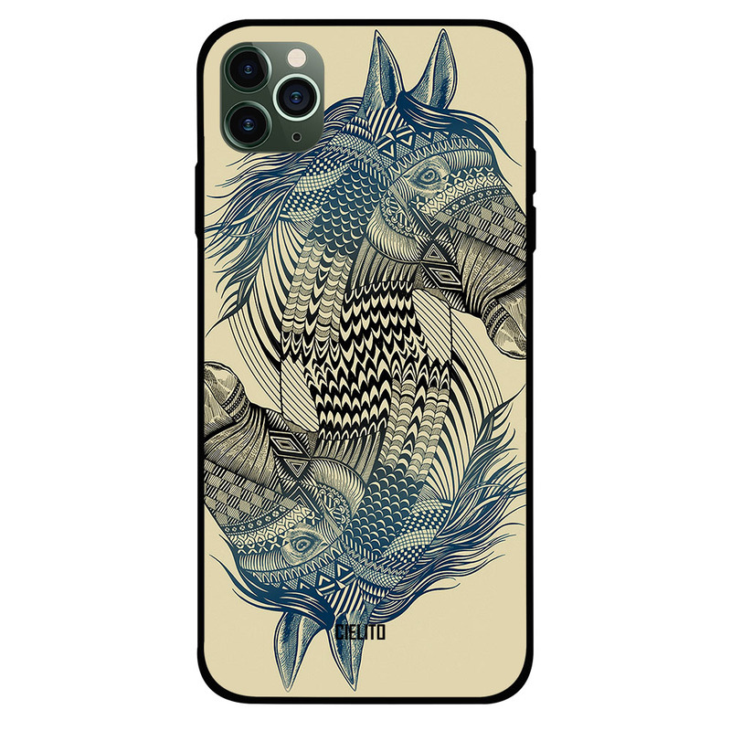 

Cielito Apple iPhone 11 Pro Mobile Phone Back Cover, Horse Art