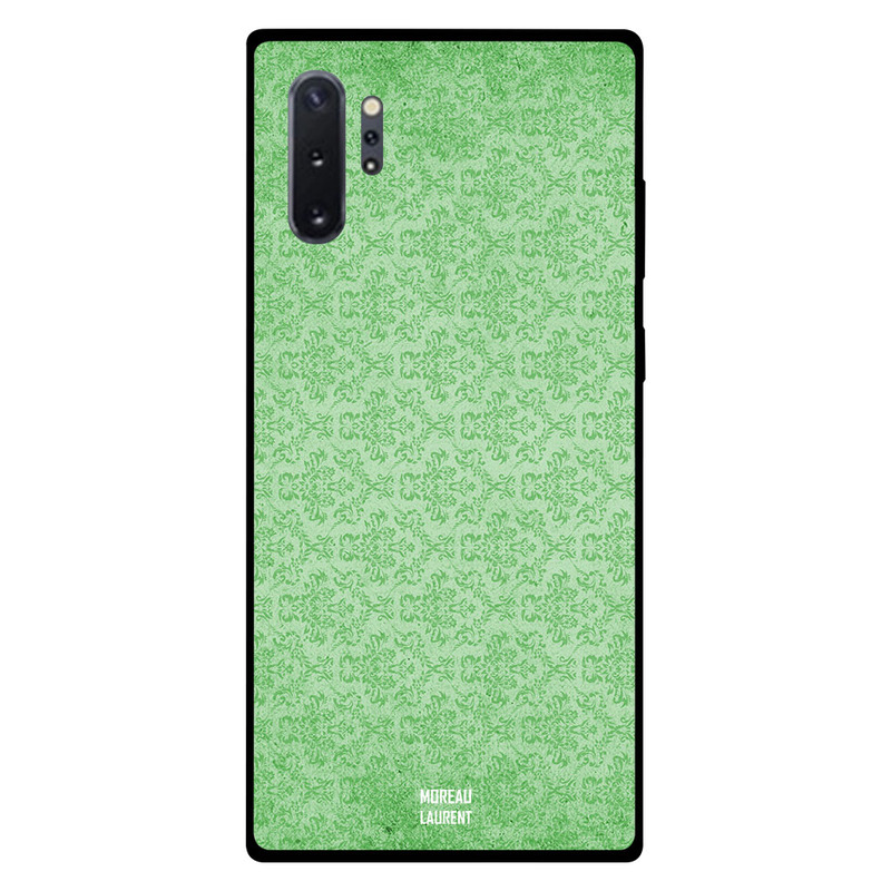 

Moreau Laurent Samsung Note Plus Mobile Phone Back Cover, Green Floral Pattern