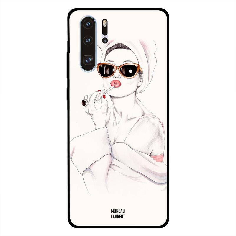 

Moreau Laurent Huawei P30 Pro Mobile Phone Back Cover, Lipsticking