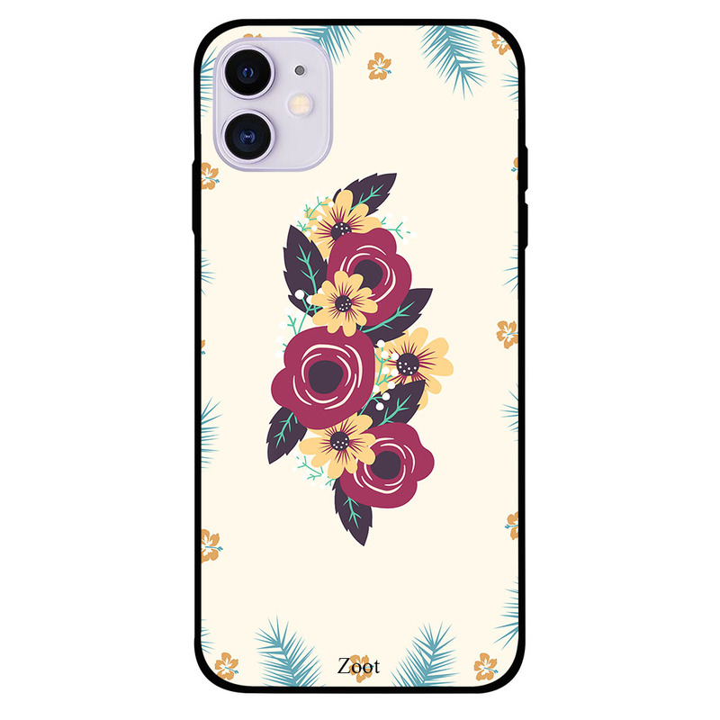 

Zoot Apple iPhone 11 Mobile Phone Back Cover, Rose Flowers