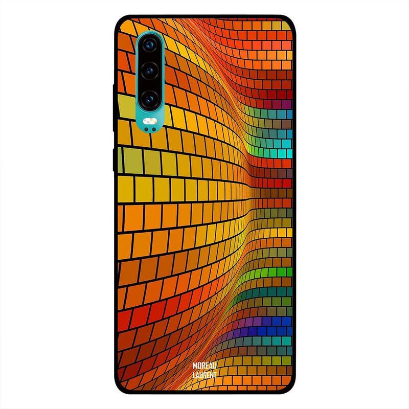 

Moreau Laurent Huawei P30 Mobile Phone Back Cover, Colorful Embossed Wall