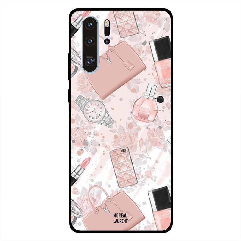 

Moreau Laurent Huawei P30 Pro Mobile Phone Back Cover, Cream Pink Makeup Items