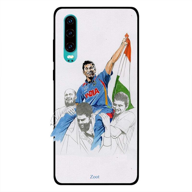 

Zoot Huawei P30 Mobile Phone Back Cover, Sachin World Cup Win