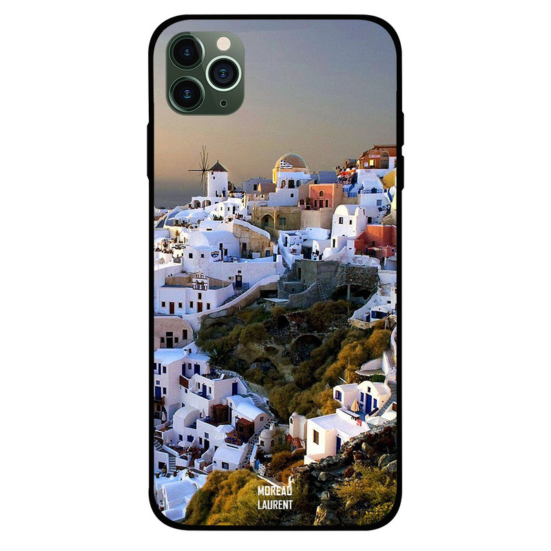 

Moreau Laurent Apple iPhone 11 Pro Max Mobile Phone Back Cover, White Houses
