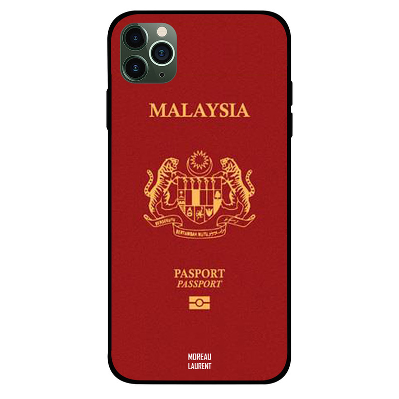 

Moreau Laurent Apple iPhone 11 Pro Mobile Phone Back Cover, Malaysia Passport