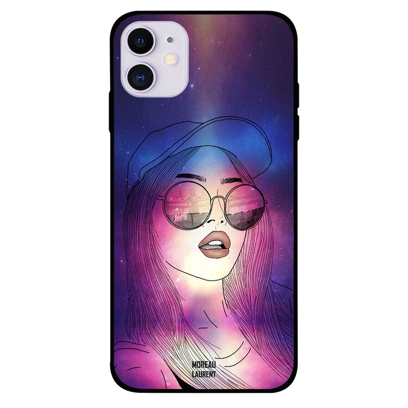 

Moreau Laurent Apple iPhone 11 Mobile Phone Back Cover, Cute Doodle Girl