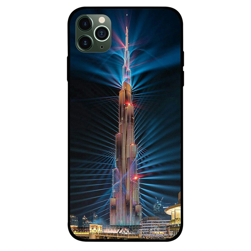 

Zoot Apple iPhone 11 Pro Mobile Phone Back Cover, Burj Khalifa Laser