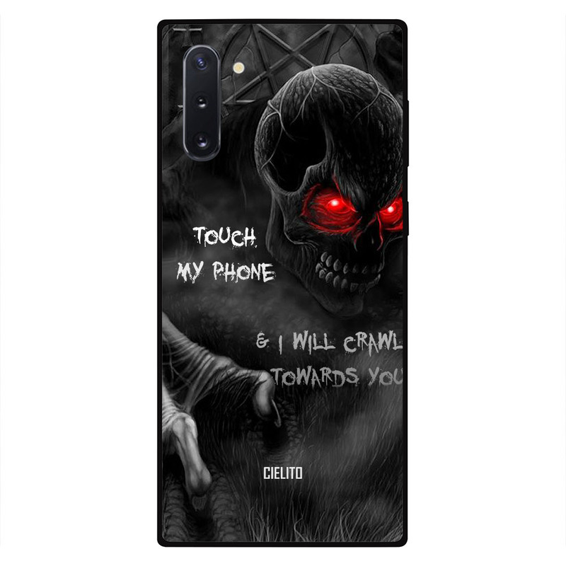 

Cielito Samsung Note 10 Mobile Phone Back Cover, Touch My Phone