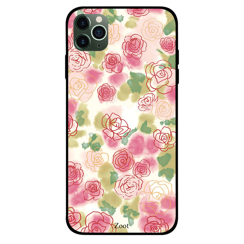 

Zoot Apple iPhone 11 Pro Max Mobile Phone Back Cover, Roses Sketch